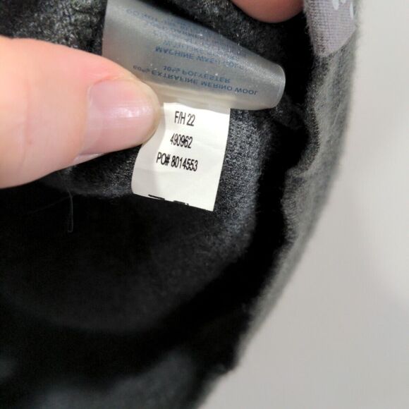 Title Nine Womens Super Power 1/4 Zip Merino Blend Sweater Size Small Green/Gray - Picture 7 of 11